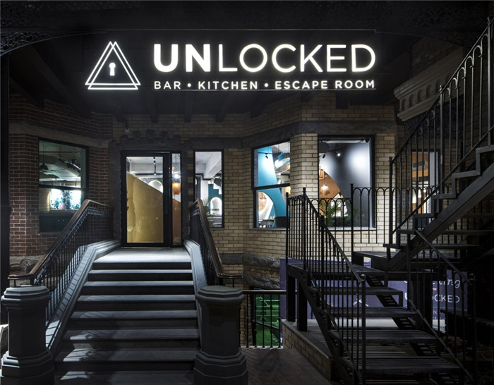 國外趣味十足的密室逃脫主題餐廳裝修設計方案