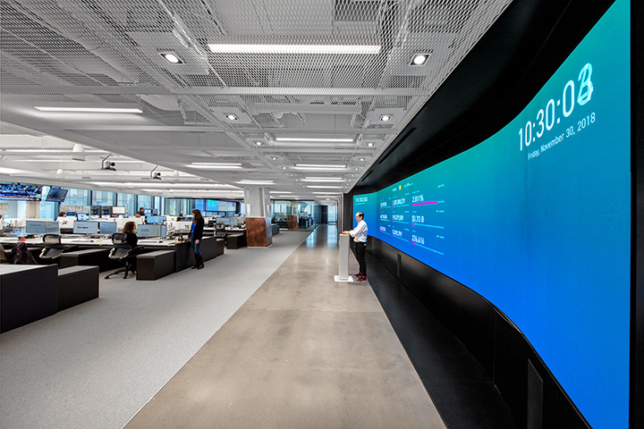 金融證券交易所IEX集團總部辦公樓敞開辦公區裝修設計方案 金融證券交易所IEX集團總部辦公樓敞開辦公區裝修設計方案