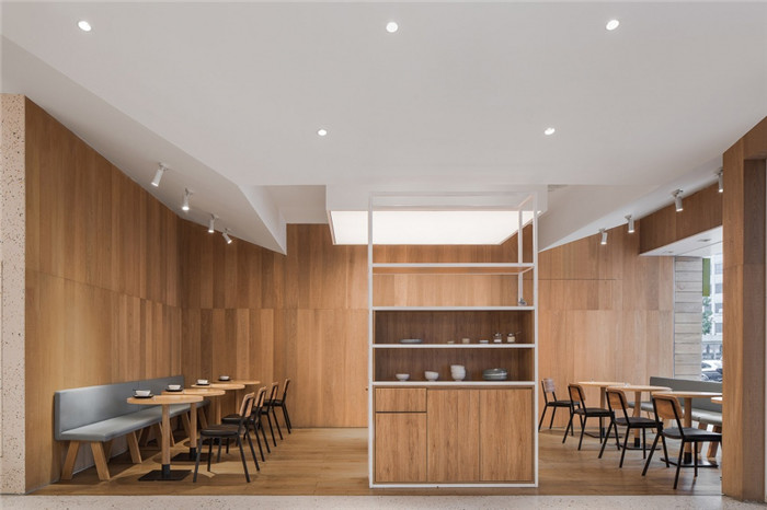 清新簡約的中式輕食快餐廳裝修設計案例 清新簡約的中式輕食快餐廳裝修設計案例