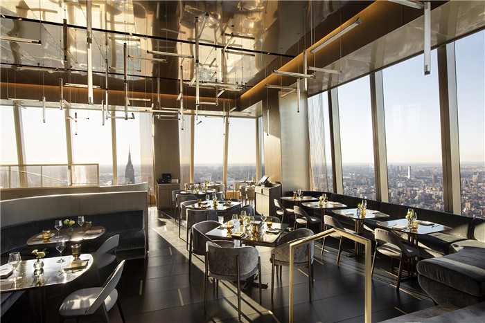 奢華與簡潔感并存的現代美式餐廳裝修設計方案分析