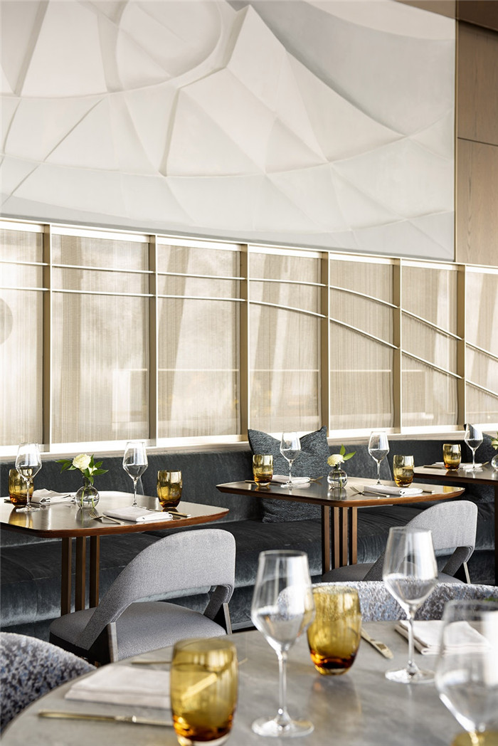 美式餐廳卡座區設計圖