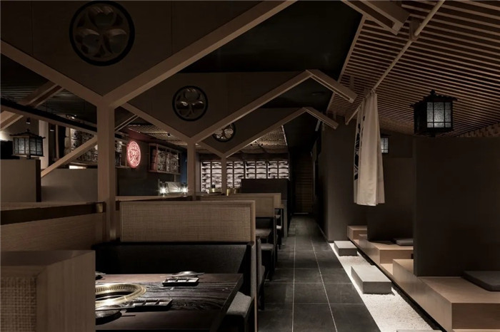 武士道主題日式居酒屋裝修設計案例