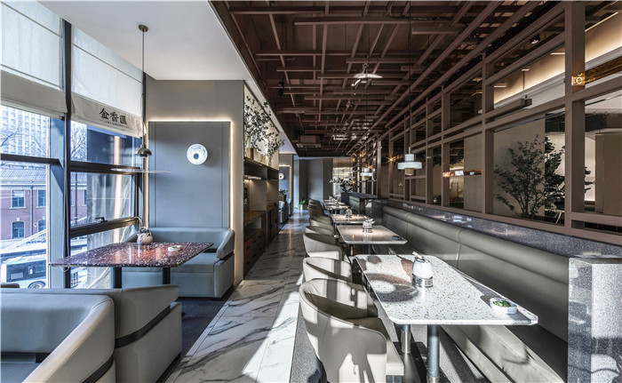 鄭州餐廳裝修公司分享金香匯晚茶店裝修設計方案 鄭州餐廳裝修公司分享金香匯晚茶店裝修設計方案