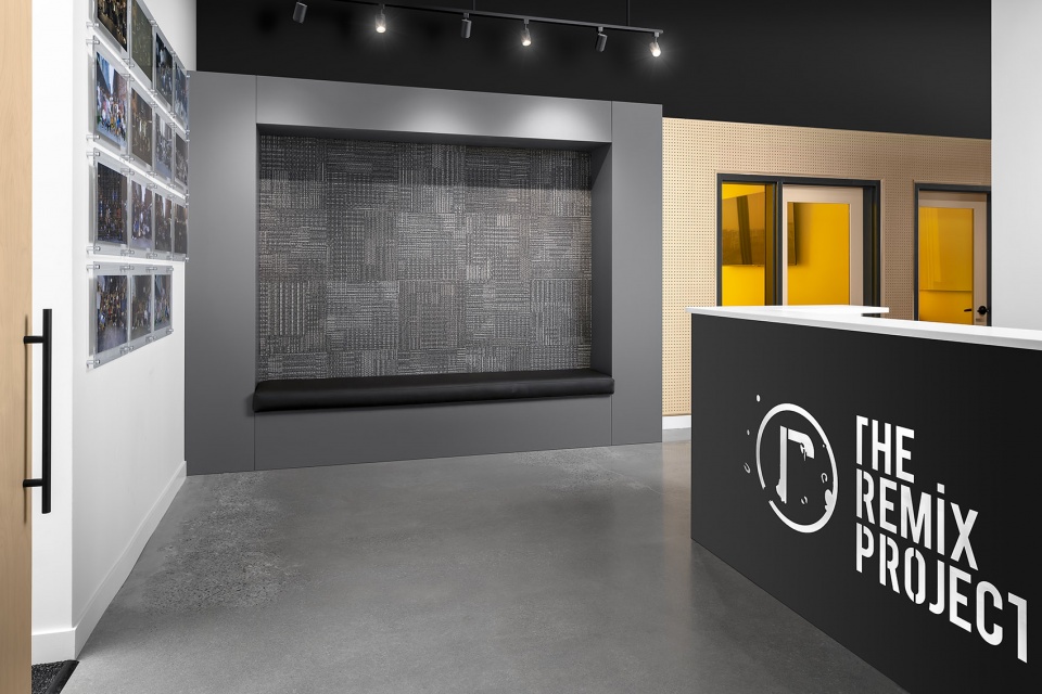 開放式辦公空間入口裝修