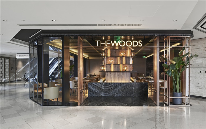 THE WOODS 咖啡+輕餐飲特色餐飲店面裝修設計