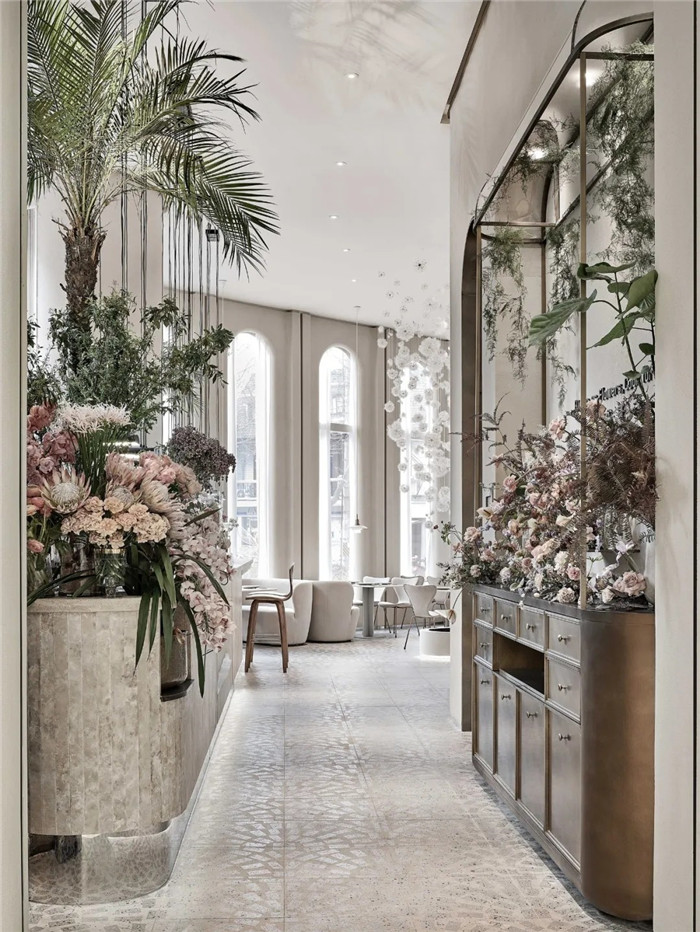 以花為主題的特色餐廳裝修設計案例 以花為主題的特色餐廳裝修設計案例