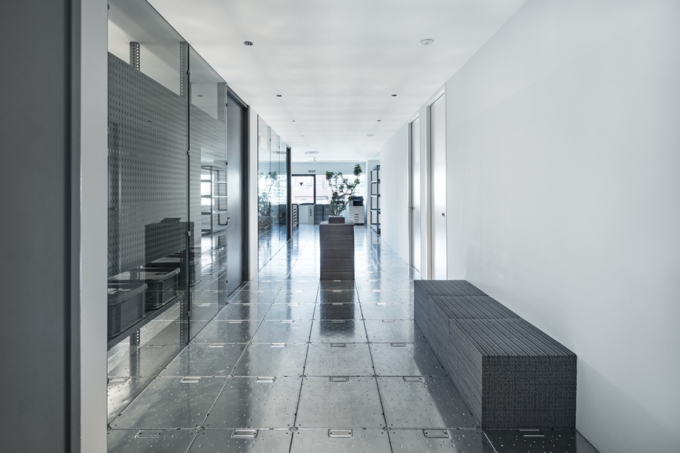 現代簡約風辦公室走廊裝修