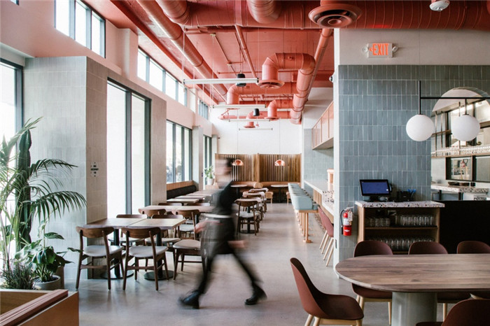 鄭州宏鈺堂分享粉紅色工業風餐廳酒吧裝修設計方案 鄭州宏鈺堂分享粉紅色工業風餐廳酒吧裝修設計方案