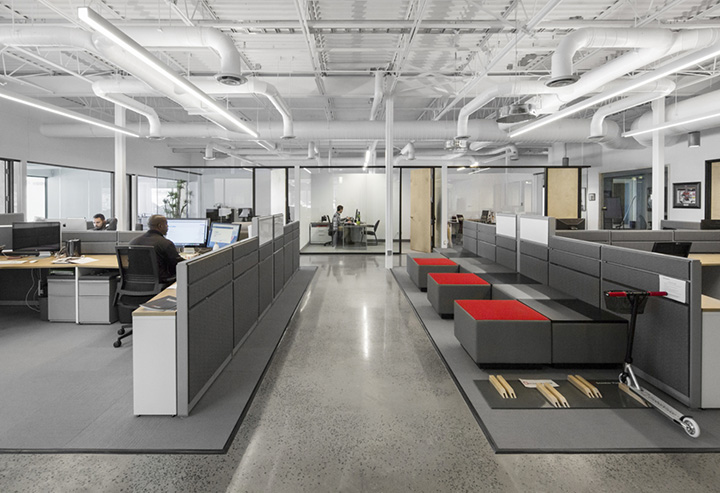 國外軟件公司工業廠房改造辦公樓裝修設計案例 國外軟件公司工業廠房改造辦公樓裝修設計案例