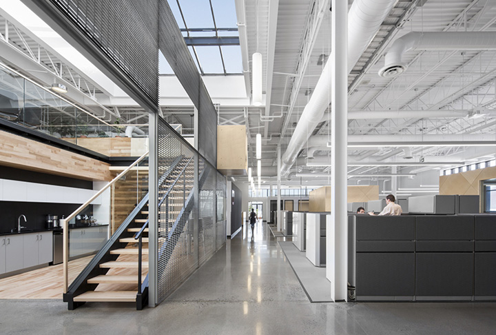 國外軟件公司工業廠房改造辦公樓裝修設計案例 國外軟件公司工業廠房改造辦公樓裝修設計案例