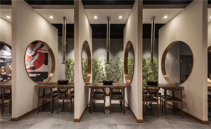 日式烤肉店裝修 故里烤肉燒烤餐廳卡座區裝修設計實景圖 日式烤肉店裝修 故里烤肉燒烤餐廳卡座區裝修設計實景圖