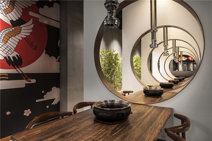 日式烤肉店裝修 故里烤肉燒烤餐廳室內裝修設計實景圖 日式烤肉店裝修 故里烤肉燒烤餐廳室內裝修設計實景圖