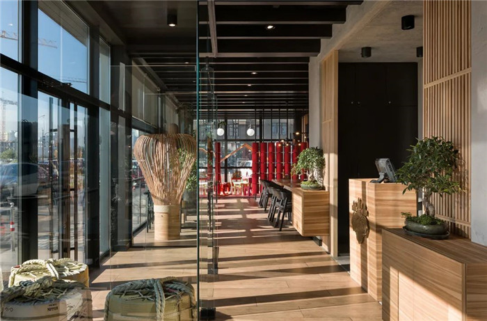 鄭州宏鈺堂分享國外現代禪風日式餐廳裝修設計圖