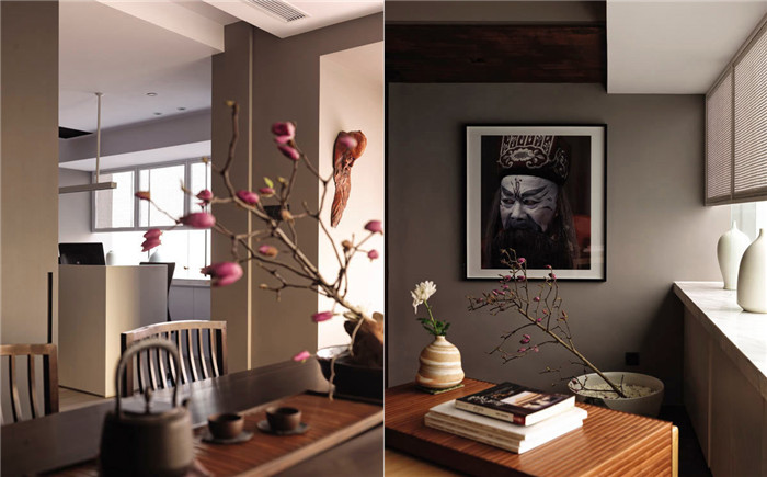 鄭州宏鈺堂分享小型新中式禪意辦公室裝修設計實景圖