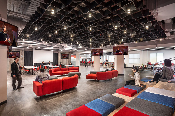 科技感與溫馨兼具的豐田研究中心辦公室員工休閑區裝修設計方案 科技感與溫馨兼具的豐田研究中心辦公室員工休閑區裝修設計方案