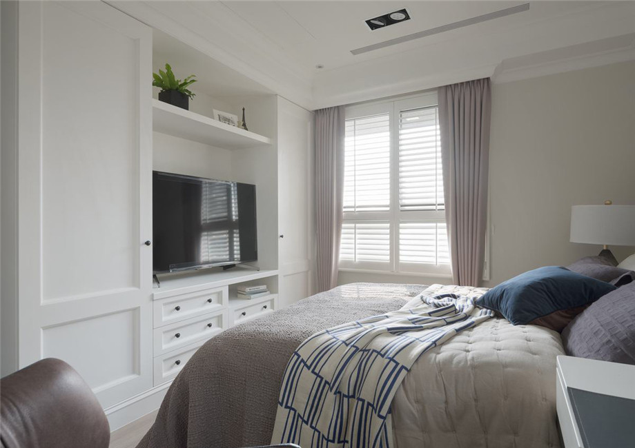 鄭州美式優(yōu)雅大平層臥室裝修設(shè)計(jì)實(shí)景圖 鄭州美式優(yōu)雅大平層臥室裝修設(shè)計(jì)實(shí)景圖