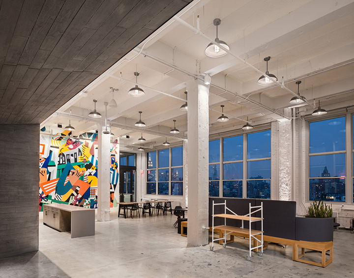 老廠房改辦公 Adidas紐約辦公樓敞開辦公區裝修設計方案 老廠房改辦公 Adidas紐約辦公樓敞開辦公區裝修設計方案