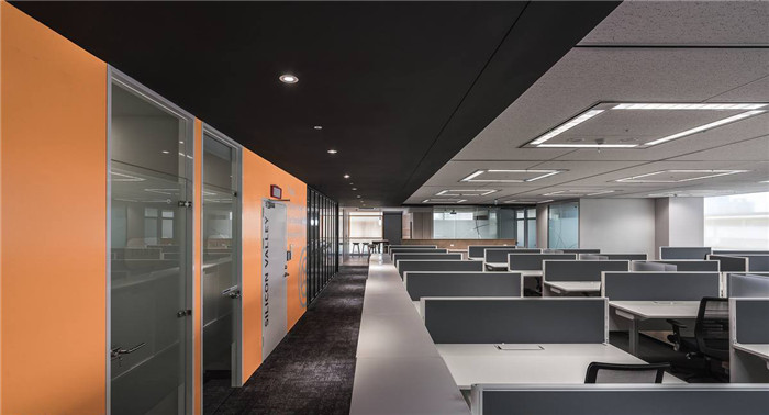 現代風德國馬牌輪胎臺灣總部辦公室辦公區裝修設計方案