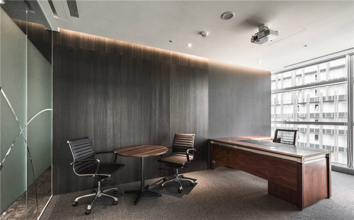 現代風德國馬牌輪胎臺灣總部主管辦公室裝修設計方案