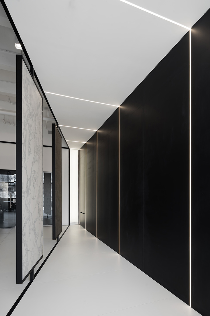 黑白極簡風ARCHETYPE石材展廳兼辦公裝修設計方案
