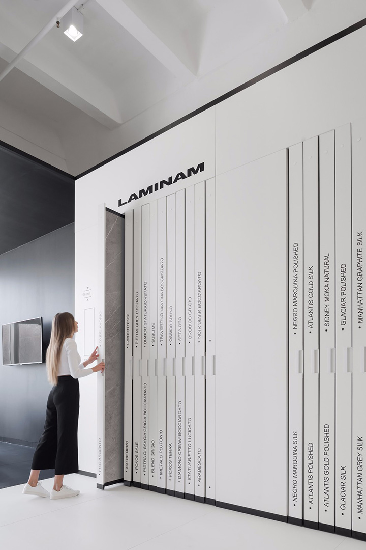 國外石材展廳裝修設計方案