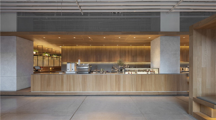 鄭州餐廳裝修公司分享易間咖啡簡餐吧臺裝修設(shè)計方案