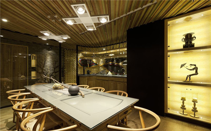 鄭州辦公室設(shè)計(jì)裝修公司分享靜謐辦公室會議室裝修方案