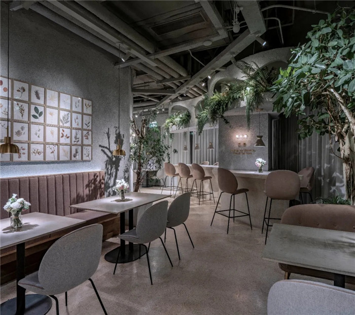 鄭州連鎖餐飲裝修公司推薦花廚時尚連鎖餐廳裝修設計方案