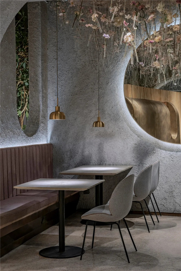 鄭州連鎖餐飲裝修公司推薦花廚時尚連鎖餐廳裝修設計圖