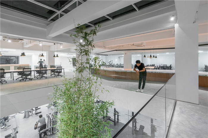 鄭州裝修公司推薦現(xiàn)代通透廠房辦公樓改造設(shè)計方案