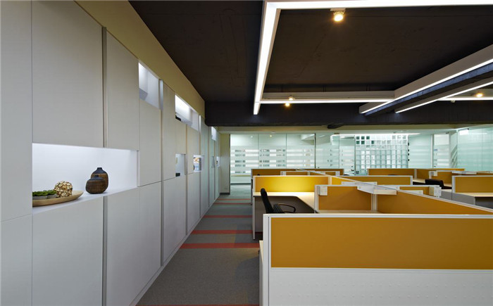 現代極簡風小型會計師事務所辦公區裝修設計方案