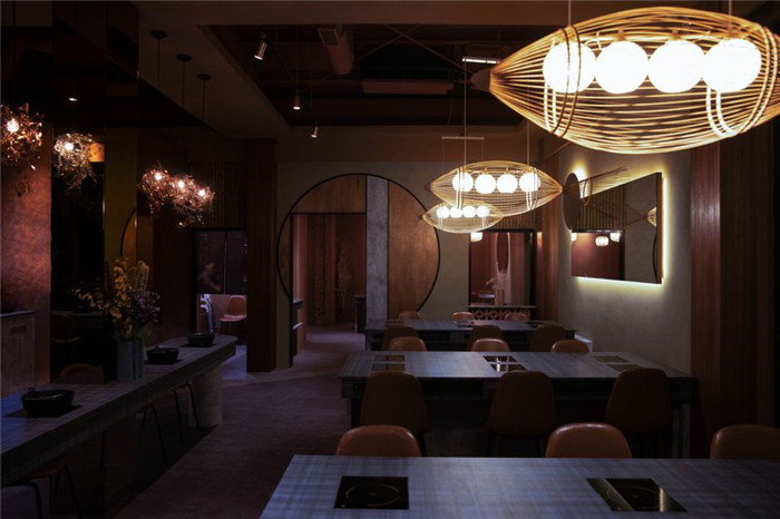 鄭州專業餐飲裝修設計公司推薦拾鮮鍋物餐飲設計圖