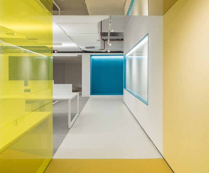 極簡風海鏈科技深圳總部辦公室辦公區裝修設計圖 極簡風海鏈科技深圳總部辦公室辦公區裝修設計圖