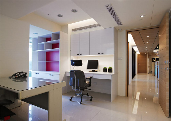 如家般舒適的會計事務所辦公室辦公區裝修設計方案