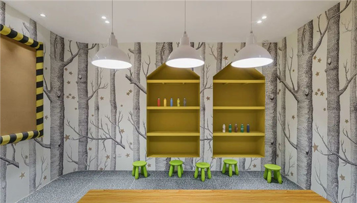 十分藝術的幼兒美術教育培訓機構教室裝修設計案例