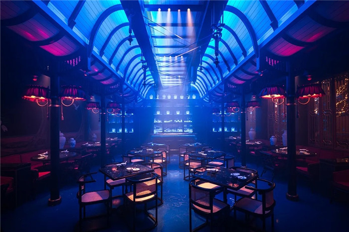 鄭州裝修公司推薦中情西韻得云茶樓裝修設計案例