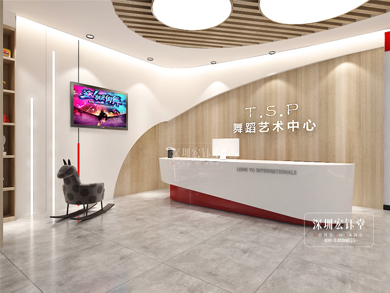 鄭州TSP舞蹈藝術培訓中心大廳裝修設計效果圖 鄭州TSP舞蹈藝術培訓中心大廳裝修設計效果圖