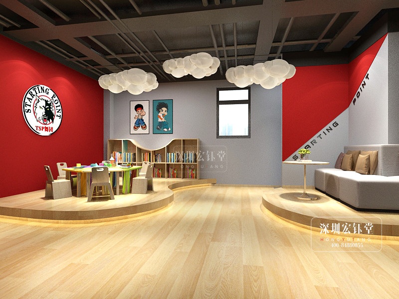 鄭州TSP舞蹈藝術培訓中心休閑區裝修效果圖 鄭州TSP舞蹈藝術培訓中心休閑區裝修效果圖