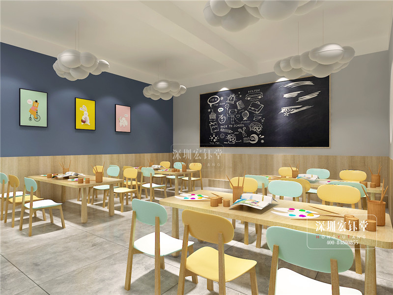 鄭州TSP舞蹈藝術培訓中心美術教室裝修效果圖 鄭州TSP舞蹈藝術培訓中心美術教室裝修效果圖