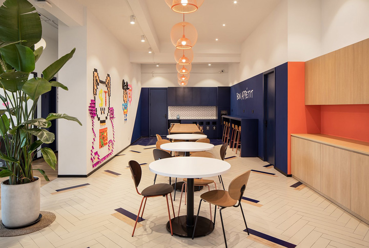 時尚簡歐風傳播咨詢公司辦公室裝修設計方案