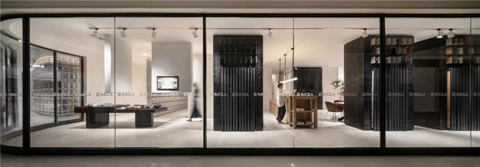 極致簡(jiǎn)約風(fēng)意大利IMOLA石材展廳裝修設(shè)計(jì)方案