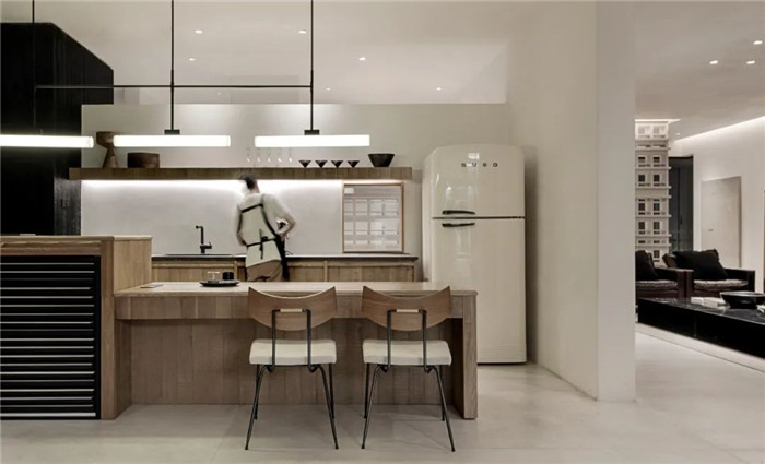 極致簡(jiǎn)約風(fēng)意大利IMOLA石材展廳水吧臺(tái)裝修設(shè)計(jì)方案