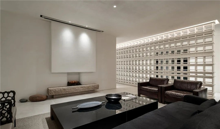 極致簡(jiǎn)約風(fēng)意大利IMOLA石材展廳展示洽談區(qū)裝修設(shè)計(jì)實(shí)景圖