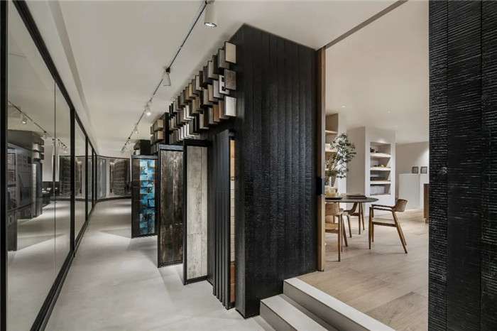 極致簡(jiǎn)約風(fēng)意大利IMOLA石材展廳展示區(qū)裝修設(shè)計(jì)實(shí)景圖