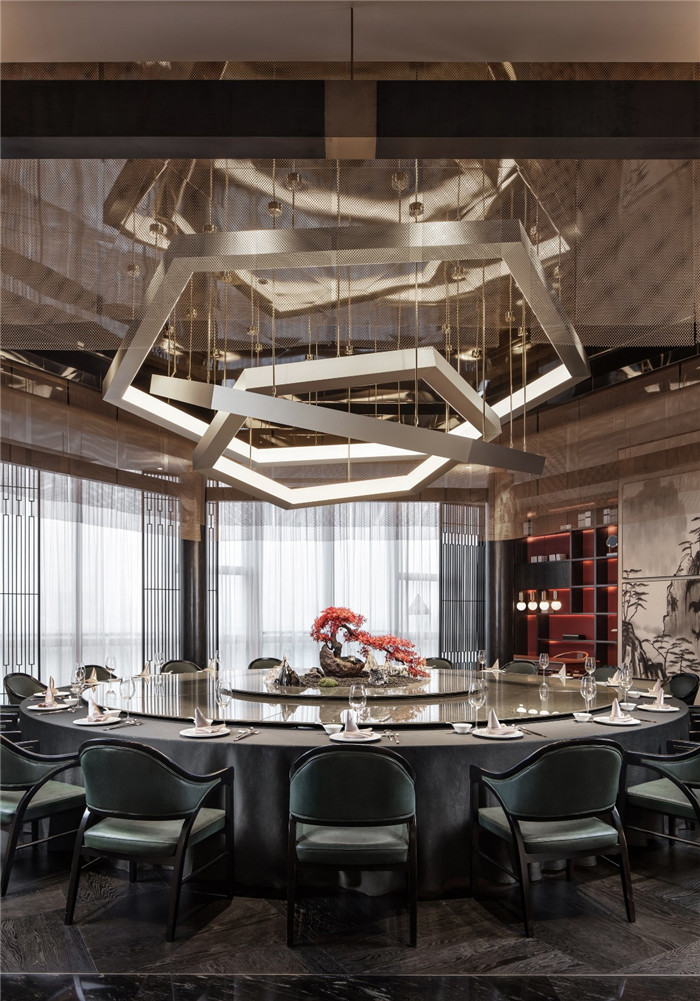 利和金匯現(xiàn)代中式高端宴會(huì)餐廳包廂裝修設(shè)計(jì)實(shí)景圖 利和金匯現(xiàn)代中式高端宴會(huì)餐廳包廂裝修設(shè)計(jì)實(shí)景圖