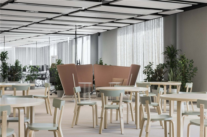 現代北歐風Kesko集團總部辦公樓員工休閑餐廳裝修設計案例 現代北歐風Kesko集團總部辦公樓員工休閑餐廳裝修設計案例