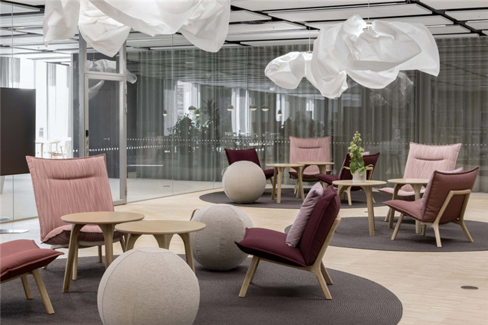 現代北歐風Kesko集團總部辦公樓休閑區裝修設計實景圖 現代北歐風Kesko集團總部辦公樓休閑區裝修設計實景圖