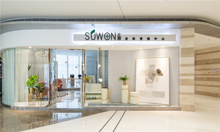 鄭州專業醫美裝修公司推薦皮膚管理中心外觀門頭設計方案