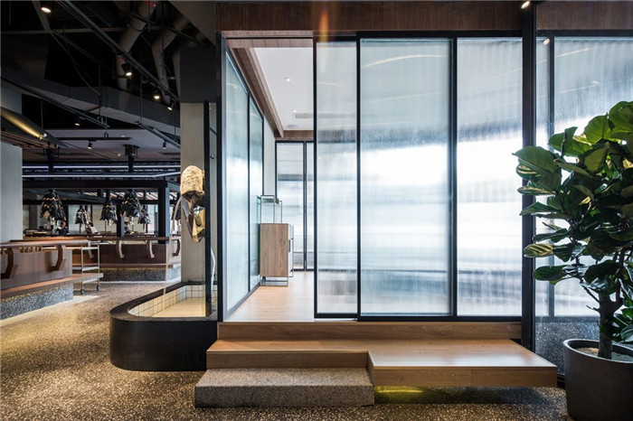 漢陽館烤肉大師韓式燒烤餐廳包房隔斷裝修設計案例