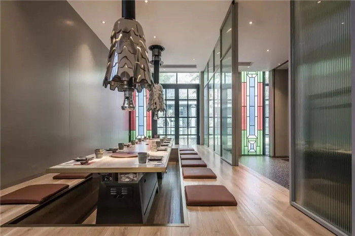 漢陽館烤肉大師韓式燒烤餐廳包房裝修設計方案